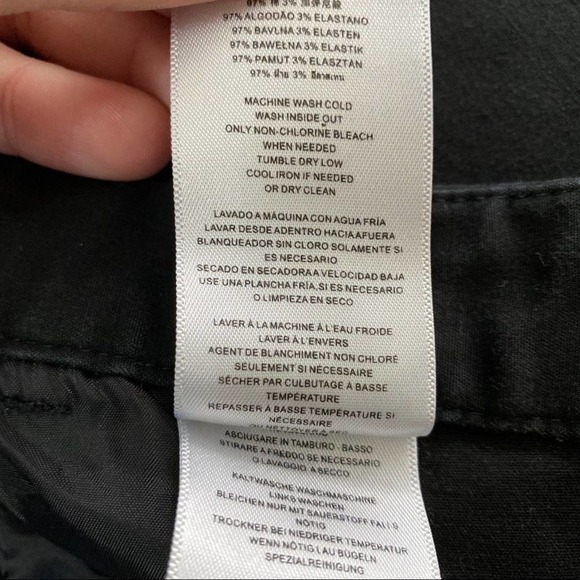 Michael Michael Kors Gold Zip Black Trousers - Picture 4 of 7